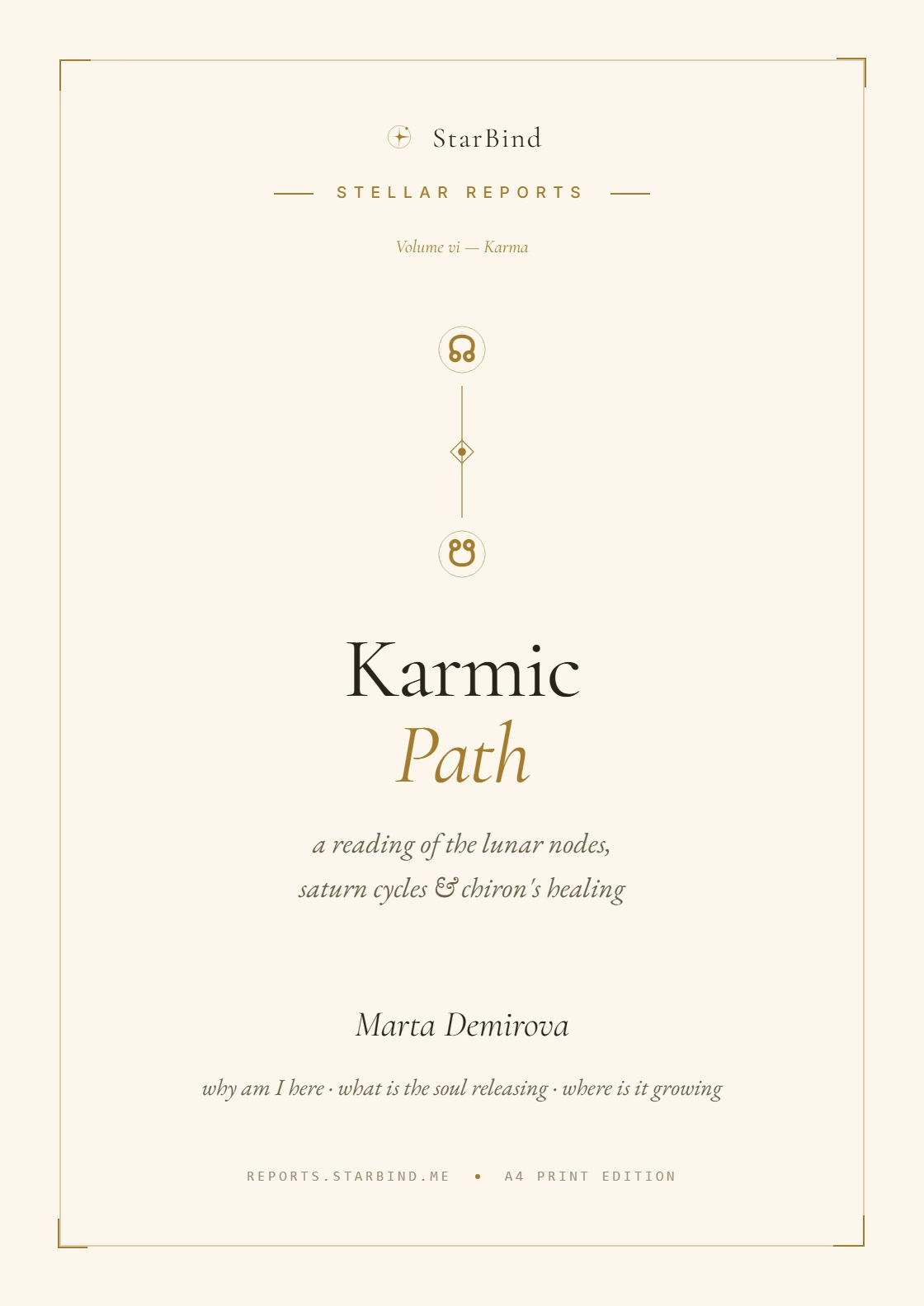 Soul Purpose — Karmic Path Report — cover