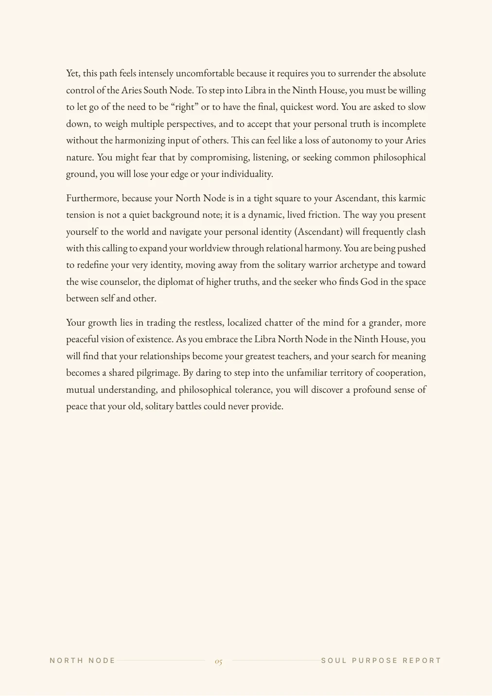 Karmic & Soul Purpose Report — sample page 4
